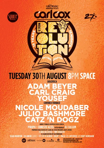 download → Adam Beyer - live at Music is Revolution, Week 12 (Space, Ibiza) - 30-Aug-2016 download → Adam Beyer - live at Music is Revolution, Week 12 (Space, Ibiza) - 30-Aug-2016