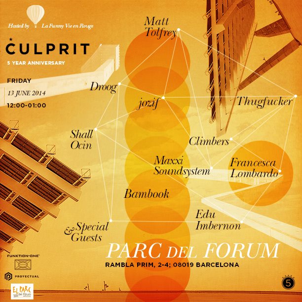 download → Adriatique, Edu Imbernon, Thugfucker, Matt Tolfrey B2B Jozif, etc - Culprit 5 Year Anniversary, Parc Del Forum, Barcelona - 13-Jun-2014 download → Adriatique, Edu Imbernon, Thugfucker, Matt Tolfrey B2B Jozif, etc - Culprit 5 Year Anniversary, Parc Del Forum, Barcelona - 13-Jun-2014