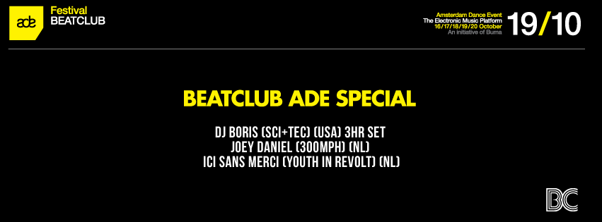 download → livesets from BEATCLUB ADE Special, Beat Club (ADE 2013, Amsterdam) - 19-Oct-2013 download → livesets from BEATCLUB ADE Special, Beat Club (ADE 2013, Amsterdam) - 19-Oct-2013