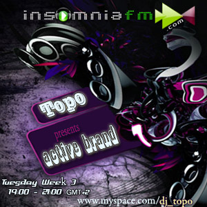 download → DJ Topo - Active Brand 038 on InsomniaFM - 18-Jun-2013