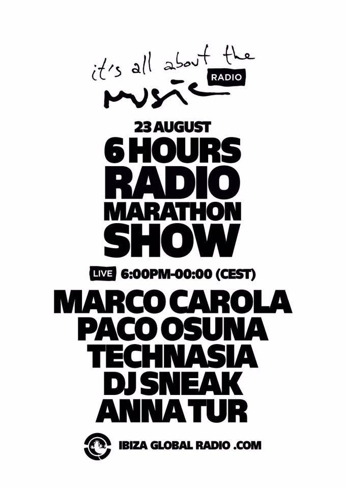 download → Anna Tur - It's All About the Music Marathon on Ibiza Global Radio - 24-Aug-2017 download → Anna Tur - It's All About the Music Marathon on Ibiza Global Radio - 24-Aug-2017