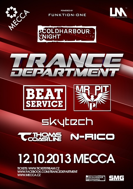 download → Beat Service, Mr. Pit, Skytech, N-Rico, Thomas Coastline - live at Trance Department, Prague - 12-Oct-2013 download → Beat Service, Mr. Pit, Skytech, N-Rico, Thomas Coastline - live at Trance Department, Prague - 12-Oct-2013