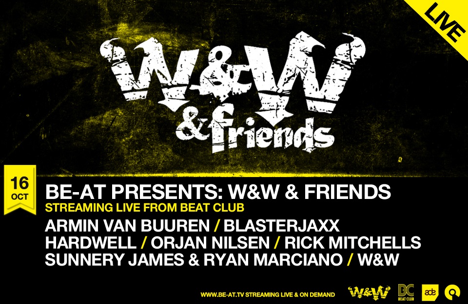 download Livesets from W&W and Friends, Beat Club (ADE 2013, Amsterdam) - 16-Oct-2013 download Livesets from W&W and Friends, Beat Club (ADE 2013, Amsterdam) - 16-Oct-2013