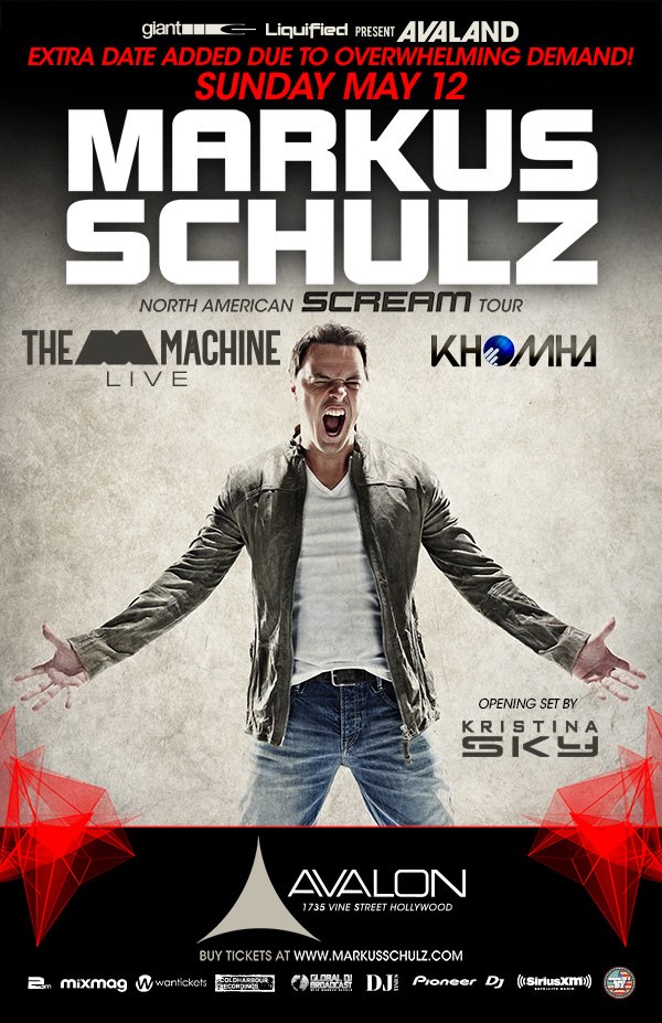 download: Markus Schulz b2b KhoMa - Live at Avalon (Hollywood) - 12-May-2013